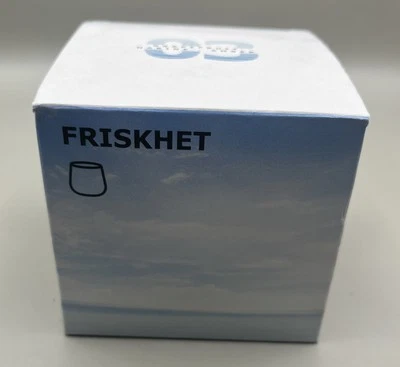 IKEA Friskhet Scented Grapefruit Marine Amber Candle in Blue NWB - Image 1 of 4