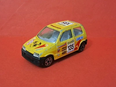 BURAGO - FIAT ABARTH CINQUECENTO RALLYE GIALLO  (1990) - 1:43 - Immagine 1 di 4