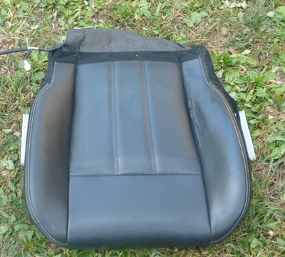 Cojín asiento delantero conductor cuero negro estenopeico Dodge Caravan Chrysler T&C Foto 1 de 4