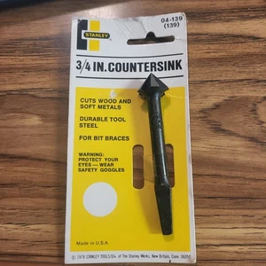 Vintage Stanley Countersink Bit 139 3/4" 04-139 New Old Stock USA - Picture 1 of 2