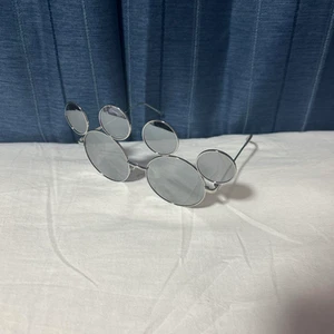 NEW! Japan Tokyo Disney Resort Silver Fashion sunglasses Mickey - Picture 1 of 5