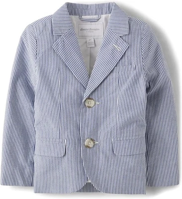 Gymboree Boys Seersucker Blazer Jacket | Special Occasion Dressy Outfit| Size 10 - Image 1 of 4