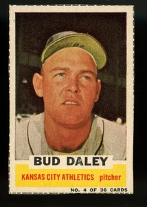 1961 Bazooka #4 Bud Daley Kansas City Athletics EXMT-NM - Picture 1 of 2