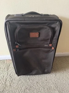 Tumi Continental Expandable Alpha 2 22" Carry On 2 Wheeled Luggage Black CLEAN - Picture 1 of 2