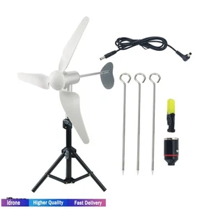 Kit Micro Generador de Viento 50W 1-24V Generador de Turbina Eólica para Camping Exterior - Imagen 1 de 8