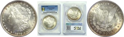 1878-7/8TF $1 Morgan Dollar PCGS MS-65 - Image 1 of 3
