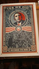 President Barack Obama Shepard Fairey print poster signed limited edition
