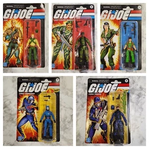 Hasbro G.I. Figuras Joe Retro de 3,75" Duke Stalker Cobra Comandante Lady Jaye - Imagen 1 de 11