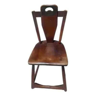 Vintage 1940s Cushman Colonial Creation Mid Century Mcm Maple Chair - Image 1 of 4