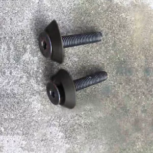 1 Set Recurve Bow Longbow Bolts Washers 5/16 Archery Limbs Riser Black Hunter - Picture 1 of 5
