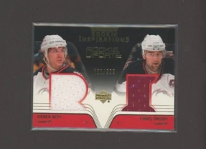 2003-04 Upper Deck Rookie Update Jerseys #173 Derek Roy RC /Chris Drury 787/999 - Picture 1 of 1