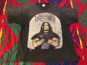 Vintage 1990s The Undertaker WWF Tombstone T Shirt Size XL Wrestling Tee Grail - Picture 1 of 10