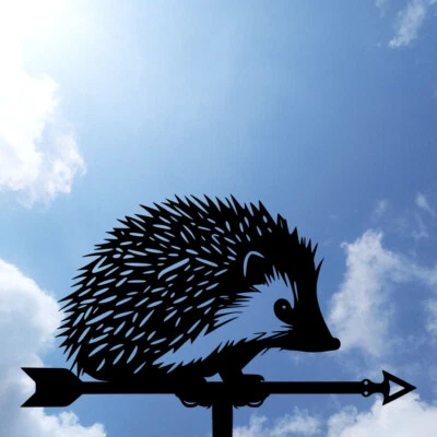 Hedgehog Metal Weathervane, Weather Vane, home roof decor - Image 1 of 4