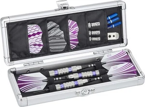 Casemaster Accolade Aluminum Dart Case Holds 3 Steel Tip and Soft Tip Darts - Picture 1 of 5