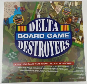 Delta Destroyers Board Game (New Sealed) Vietnam War Educational 2-6 Players - Picture 1 of 2