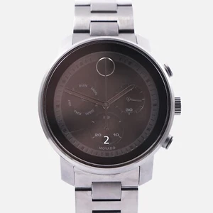 Movado Bold Black Chronograph 3600484 Mens Watch 48mm - Picture 1 of 4