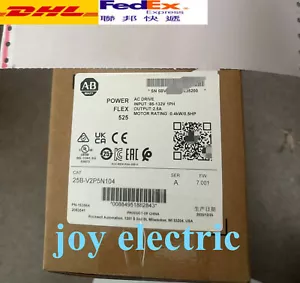 25B-V2P5N104 PowerFlex 525 AC Drive 85-132VAC, 2.5A, 0.4kW (0.5HP) fast Shipping - Picture 1 of 2