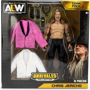 Chris Jericho Gear Pack - AEW UNRIVALED SERIES 5 Exclusive Figure - Picture 1 of 6