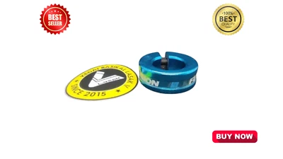 BMX 座椅 POST CLAMP NOS 旧学校 BMX 熔融座椅夹 22.2 蓝色 — 第 1/2 张图片