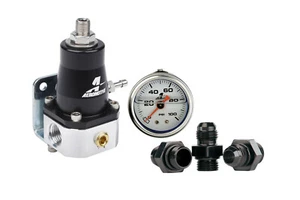 Aeromotive EFI baypass fuel pressure regulator kit Adjustable 30-70 PSI 13130 - Afbeelding 1 van 5