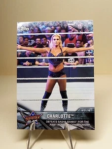 2017 Topps WWE Womens Division WWE Matches & Moments Charlotte #WWE-2 - Picture 1 of 2