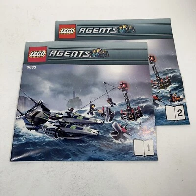 LEGO 8633 - Agentes - Rescate en lancha rápida - SOLO MANUALES DE INSTRUCCIONES Foto 1 de 4