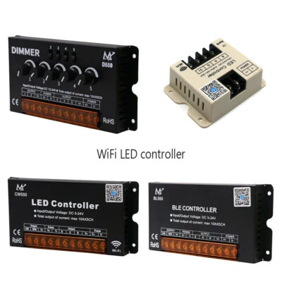Wifi controller RGB+CCT RGB RGBW RGBWW LED Strip High Speed 50A Signal Amplifie - Image 1 of 4