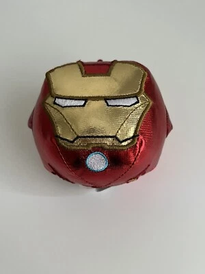 HALLMARK FLUFFBALLS Marvel IRON MAN PLUSH BALL CHRISTMAS ORNAMENT - Image 1 of 4