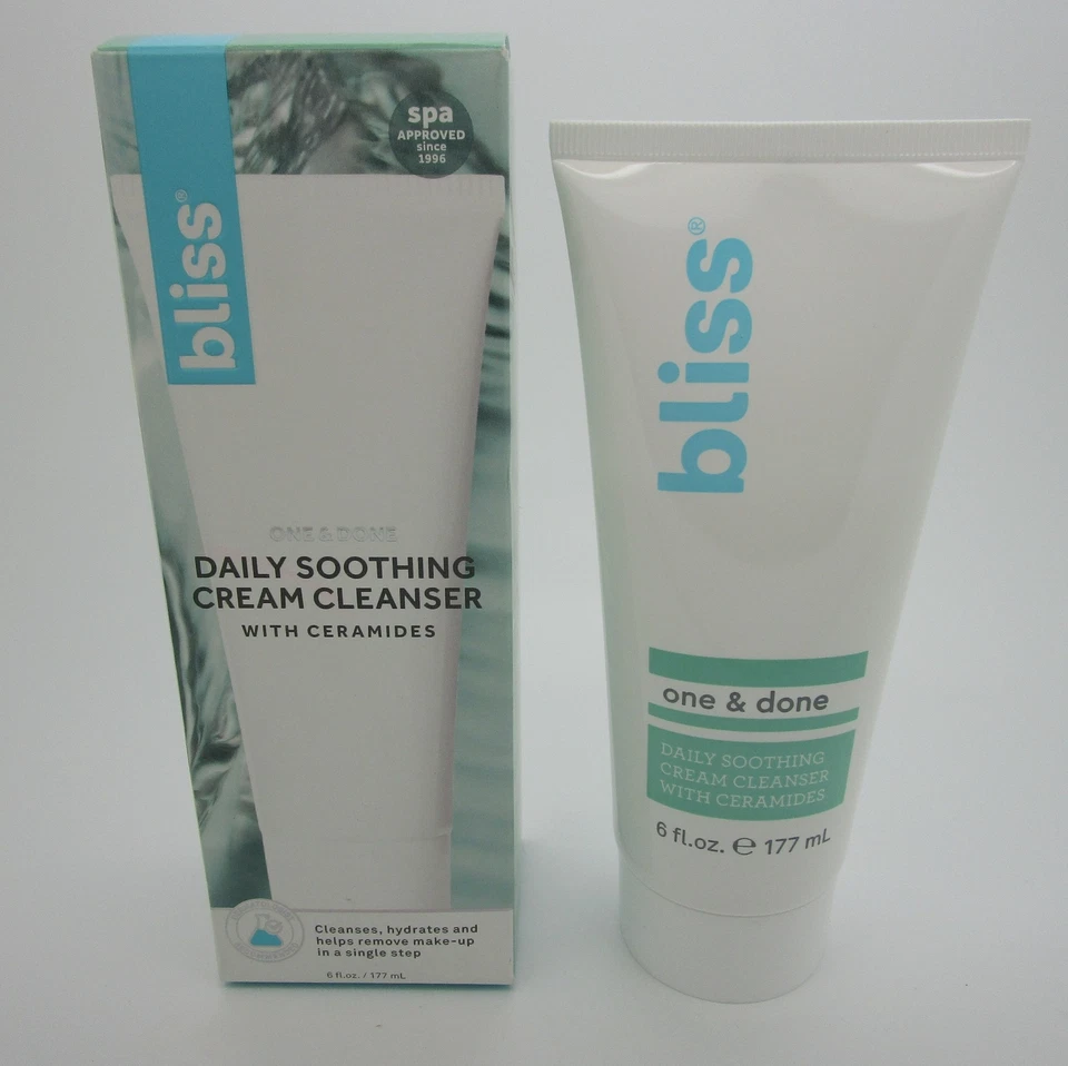 Crema limpiadora calmante diaria con ceramidas ONE & DONE Bliss 6 fl oz. Foto 1 de 1