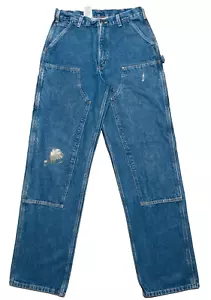 Carhartt B73 DST Double Knee Logger Carpenter Jeans Men's 34x36 (Fits 33x36) - Picture 1 of 12