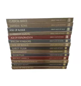 GREAT AGES OF MAN TIME LIFE Hardcover Books 14 Volumes Book Set +Booklet +Poster - Picture 1 of 24