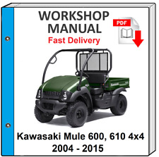 Kawasaki Mule 600 610 2004 2005 2006 2007 2008 2009 Service Repair Shop Manual (Fits: Kawasaki)