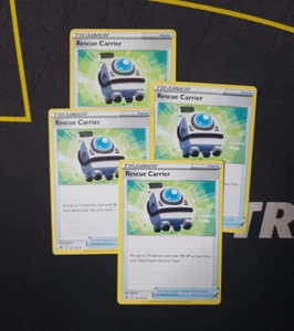 Pokemon TCG x4 Rescue Carrier 142/159 Crown Zenith Near Mint Playset - Picture 1 of 2