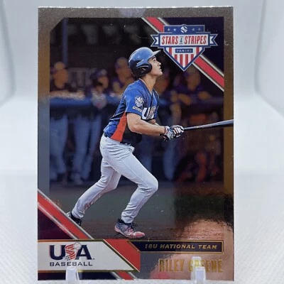 2019 Panini USA Stars & Stripes Base Riley Greene USA #34 - Image 1 of 2