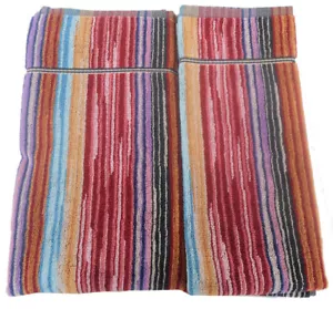 MISSONI HOME hand + bath TOWEL SET COTTON branded packaging BRADLEY 149 - Picture 1 of 4