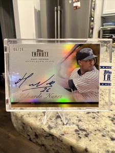 2012 Topps Tribute - Autographs NYY Eduardo Nunez 06/15