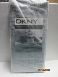 DKNY European Sham City Pleat Grey - Picture 1 of 2