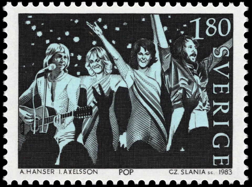 Suecia #Mi1256 MNH 1983 Música Suecia Grupo de música pop [1473d YT1238] Foto 1 de 1