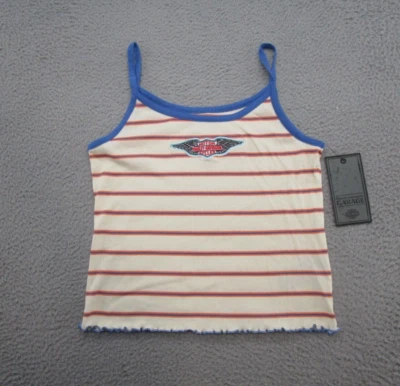 Harley Davidson Women's Striped Sleeveless Tank Top Women's Size XL NEW READ - Изображение 1 из 4