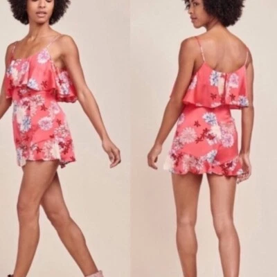 Mameluco con volantes florales rosa BB Dakota 8 nuevo con etiquetas Foto 1 de 4