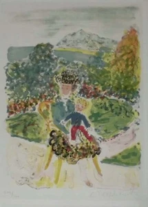 Constantin (Kostia) Terechkovitch Original Lithograph S/N - Picture 1 of 1