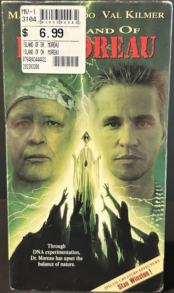 The Island of Dr. Moreau (VHS, 1996)