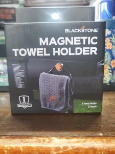 Portasciugamani magnetico Blackstone e 2 asciugamani - Foto 1 di 6
