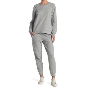 Status by Chenault Women's Elastic Waist Pocket Joggers in Heather Gray XL $78 - Bild 1 von 4