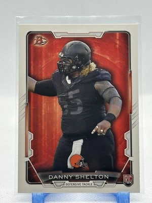 Danny Shelton 2015 Bowman #12 (RC) - Cleveland Browns - Image 1 of 2
