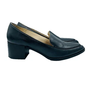 LifeStride Pumps Womens 10M Black Heels Devyn Slip On Loafers Career Office Shoe - Picture 1 of 11