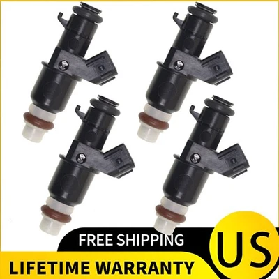 Inyectores de combustible 16450RMX003 4 PIEZAS para Honda Civic 2006-2011 1,3 L L4 gasolina eléctrica Foto 1 de 4