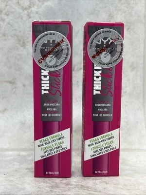 2 Pack! NYX Thick It Stick It! Thickening Brow Mascara Tisi05 Cool Ash Brown - Image 1 of 3
