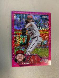 2023 Topps Chrome Pink Pink Sparkle Refractor #49 Zac Gallen /350 Diamondbacks - Picture 1 of 2