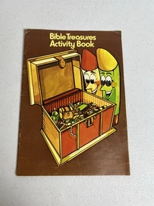 1979 Bible Treasures Activity Book Baker House Used Grand Rapids Michigan - Picture 1 of 10